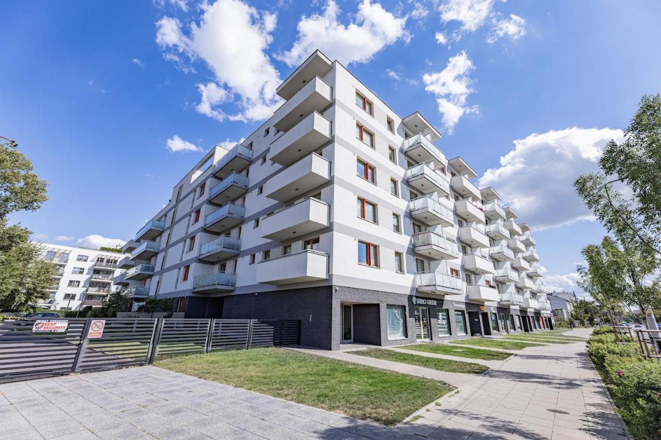 Fajny Apartament Z Parkingiem, Obok Metra. Varsóvia Exterior foto