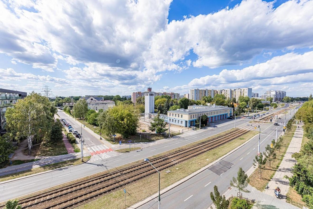 Fajny Apartament Z Parkingiem, Obok Metra. Varsóvia Exterior foto