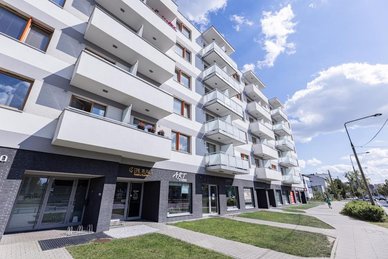 Fajny Apartament Z Parkingiem, Obok Metra. Varsóvia Exterior foto